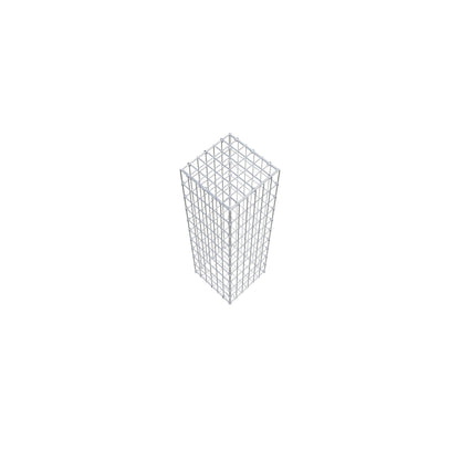Gabion 100 cm x 30 cm x 30 cm (L x H x D), maskstorlek 5 cm x 10 cm, C-ring