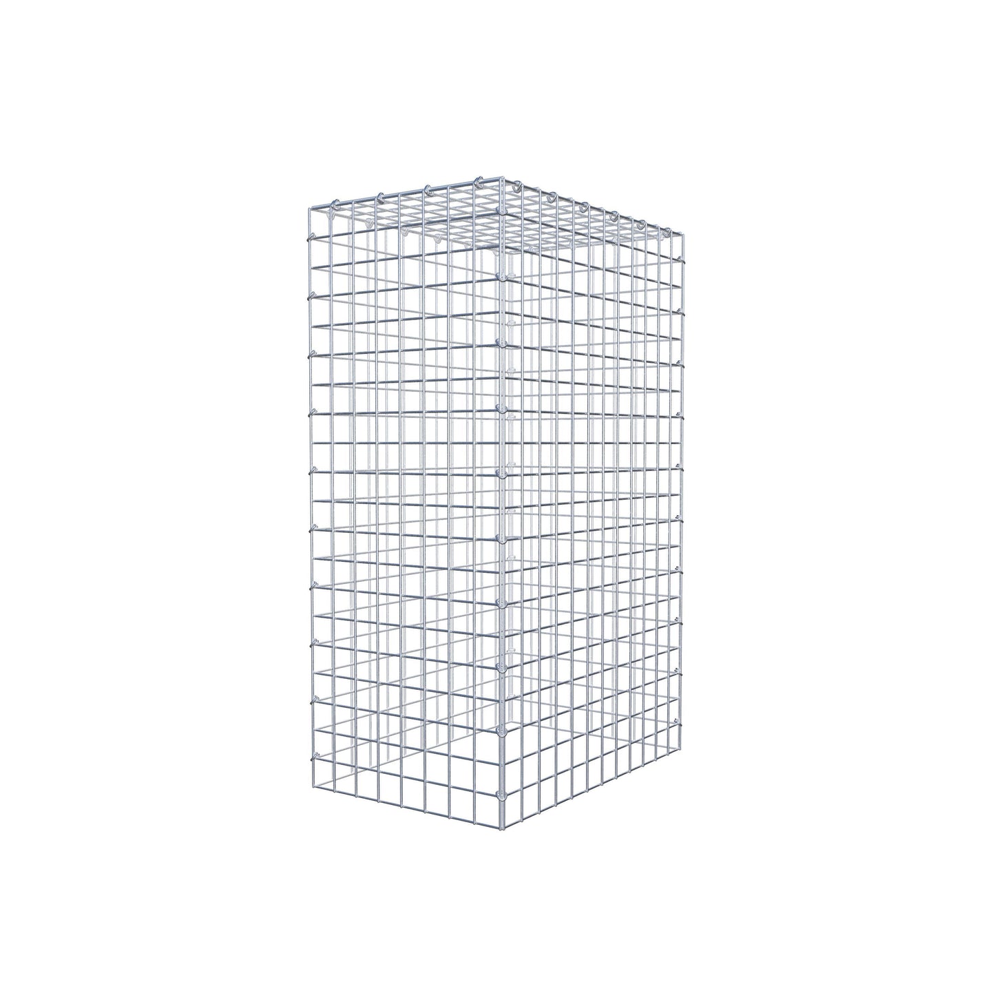 Type 3 oplegkorf 100 cm x 60 cm x 40 cm (L x H x D), maaswijdte 5 cm x 5 cm, C-ring