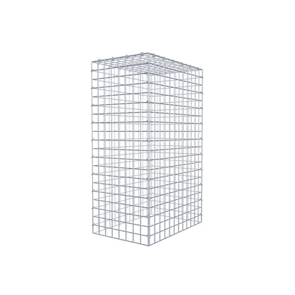 Type 3 oplegkorf 100 cm x 60 cm x 40 cm (L x H x D), maaswijdte 5 cm x 5 cm, C-ring