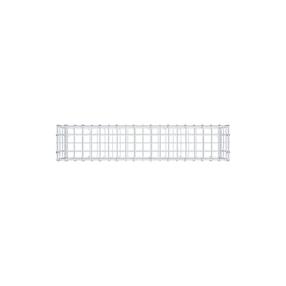 Schanskorf 100 cm x 40 cm x 20 cm (L x H x D), maaswijdte 5 cm x 10 cm, C-ring