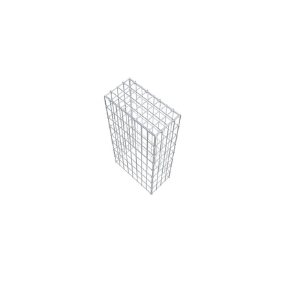 Fourche rapportée type 3 80 cm x 40 cm x 20 cm (L x H x P), mailles 5 cm x 10 cm, anneau C