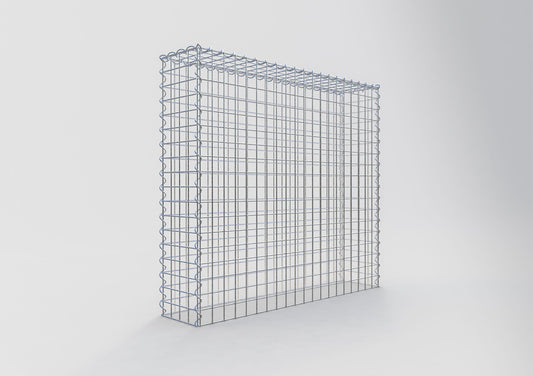 Gavión adulto tipo 3 100 cm x 90 cm x 20 cm (largo x alto x profundidad), tamaño de malla 5 cm x 5 cm, espiral