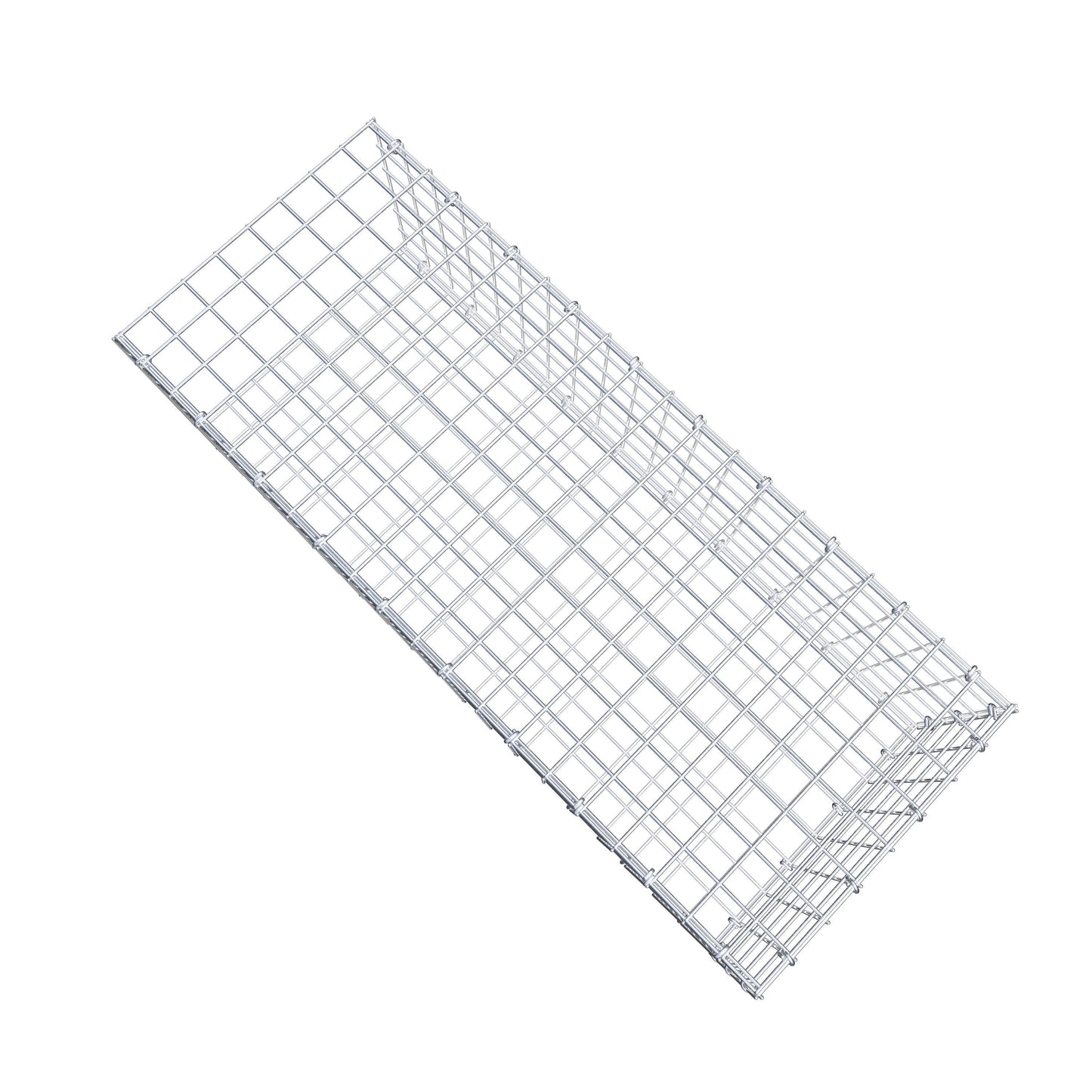 Gabbione aggiuntivo di tipo 2 100 cm x 30 cm x 40 cm (L x H x P), maglia 5 cm x 5 cm, anello a C
