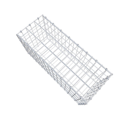 Gabione 80 cm x 40 cm x 30 cm (L x H x T), Maschenweite 5 x 10 cm, Spiralring