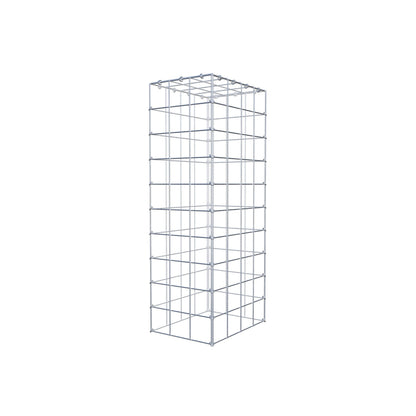 Fourche rapportée type 3 100 cm x 40 cm x 30 cm (L x H x P), mailles 10 cm x 10 cm, anneau en C