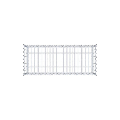 Gabião 100 cm x 40 cm x 40 cm (C x A x P), malhagem 5 cm x 10 cm, espiral