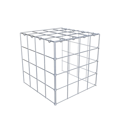 Monteret gabion type 4 40 cm x 40 cm x 40 cm (L x H x D), maskestørrelse 10 cm x 10 cm, C-ring
