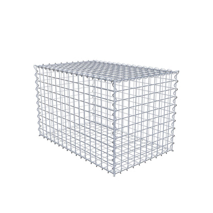 Gabione 80 cm x 50 cm x 50 cm (L x H x T), Maschenweite 5 cm x 5 cm, Spirale