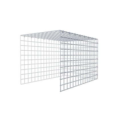Gabião Tipo 4 80 cm x 50 cm x 50 cm (C x A x P), malhagem 5 cm x 5 cm, anel C
