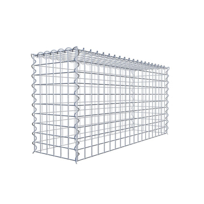 Gabbione aggiuntivo tipo 3 100 cm x 50 cm x 30 cm (L x H x P), dimensione maglia 5 cm x 5 cm, a spirale