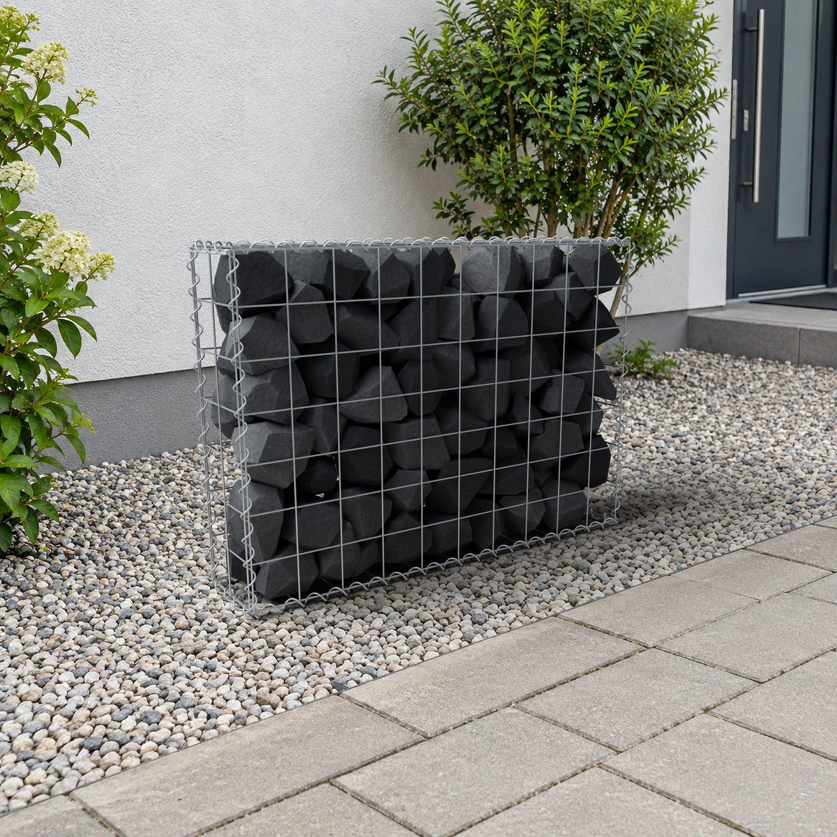 Gabbione 100 cm x 70 cm x 20 cm (L x H x P), maglia 10 cm x 10 cm, spirale