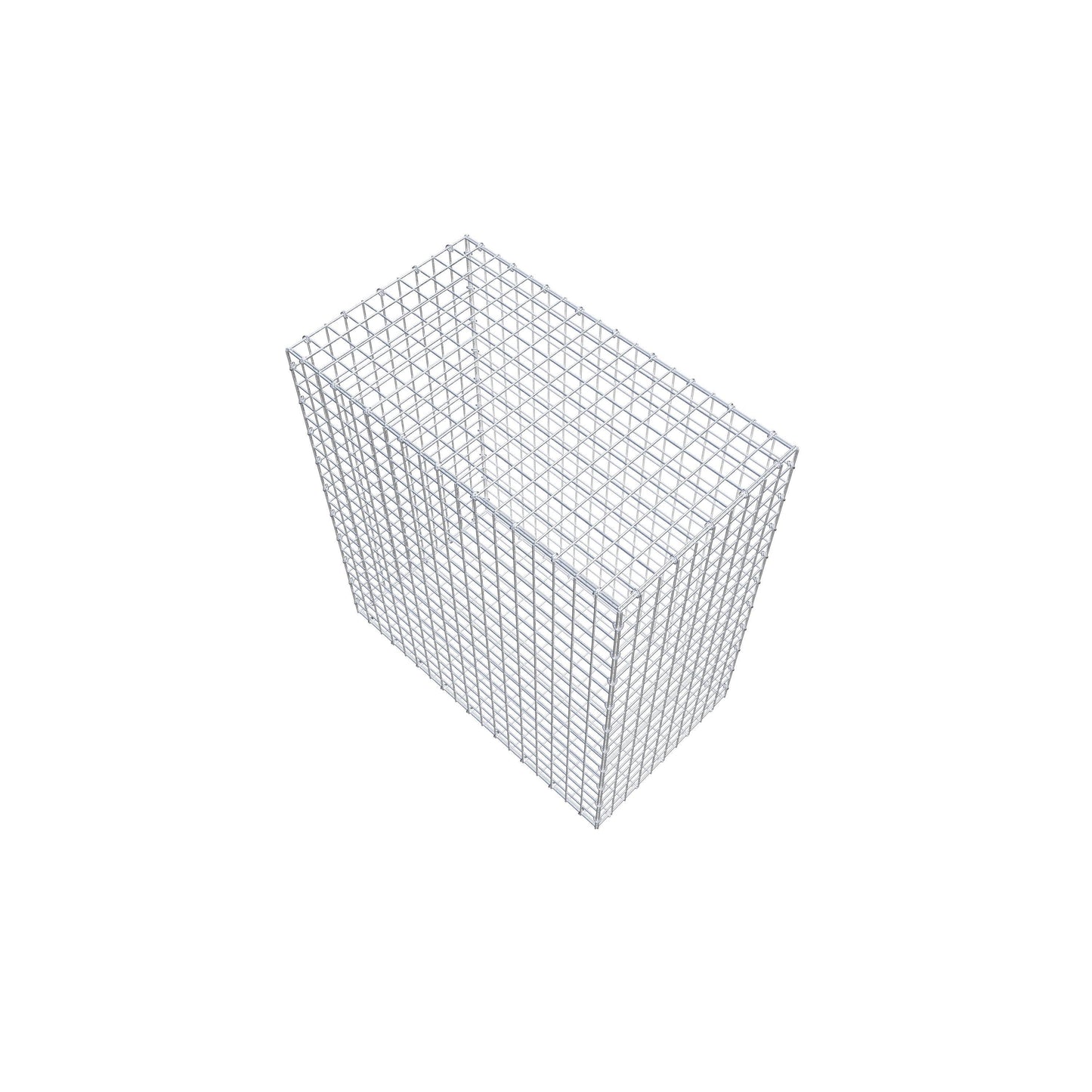 Gabião 100 cm x 90 cm x 50 cm (C x A x P), malhagem 5 cm x 5 cm, anel C