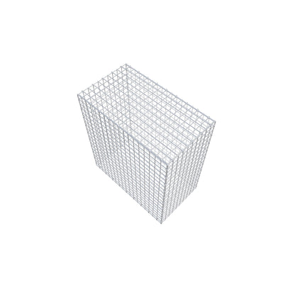 Gabião 100 cm x 90 cm x 50 cm (C x A x P), malhagem 5 cm x 5 cm, anel C