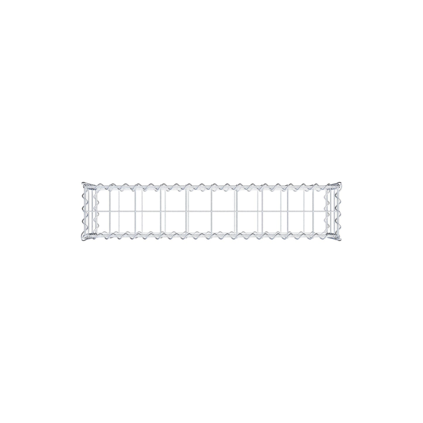 Gabion 100 cm x 30 cm x 20 cm (L x H x P), mailles 10 cm x 10 cm, spirale