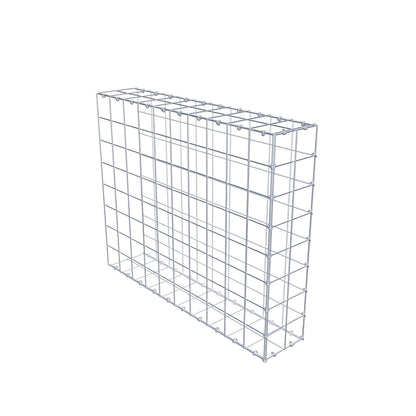 Fourche rapportée type 2 100 cm x 80 cm x 20 cm (L x H x P), mailles 10 cm x 10 cm, anneau en C