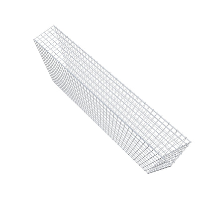 Fourche rapportée type 2 200 cm x 100 cm x 30 cm, mailles 5 cm x 10 cm, anneau en C