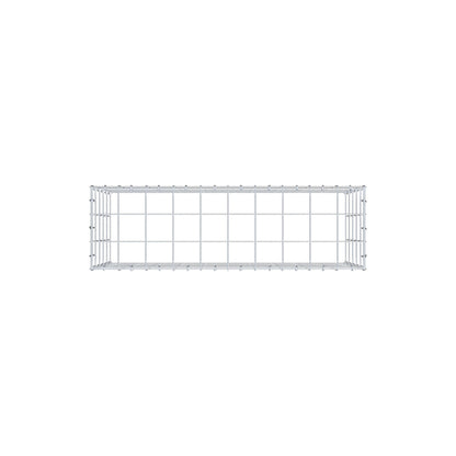 Anbaugabione Typ 3 100 cm x 50 cm x 30 cm (L x H x T), Maschenweite 10 cm x 10 cm, C-Ring