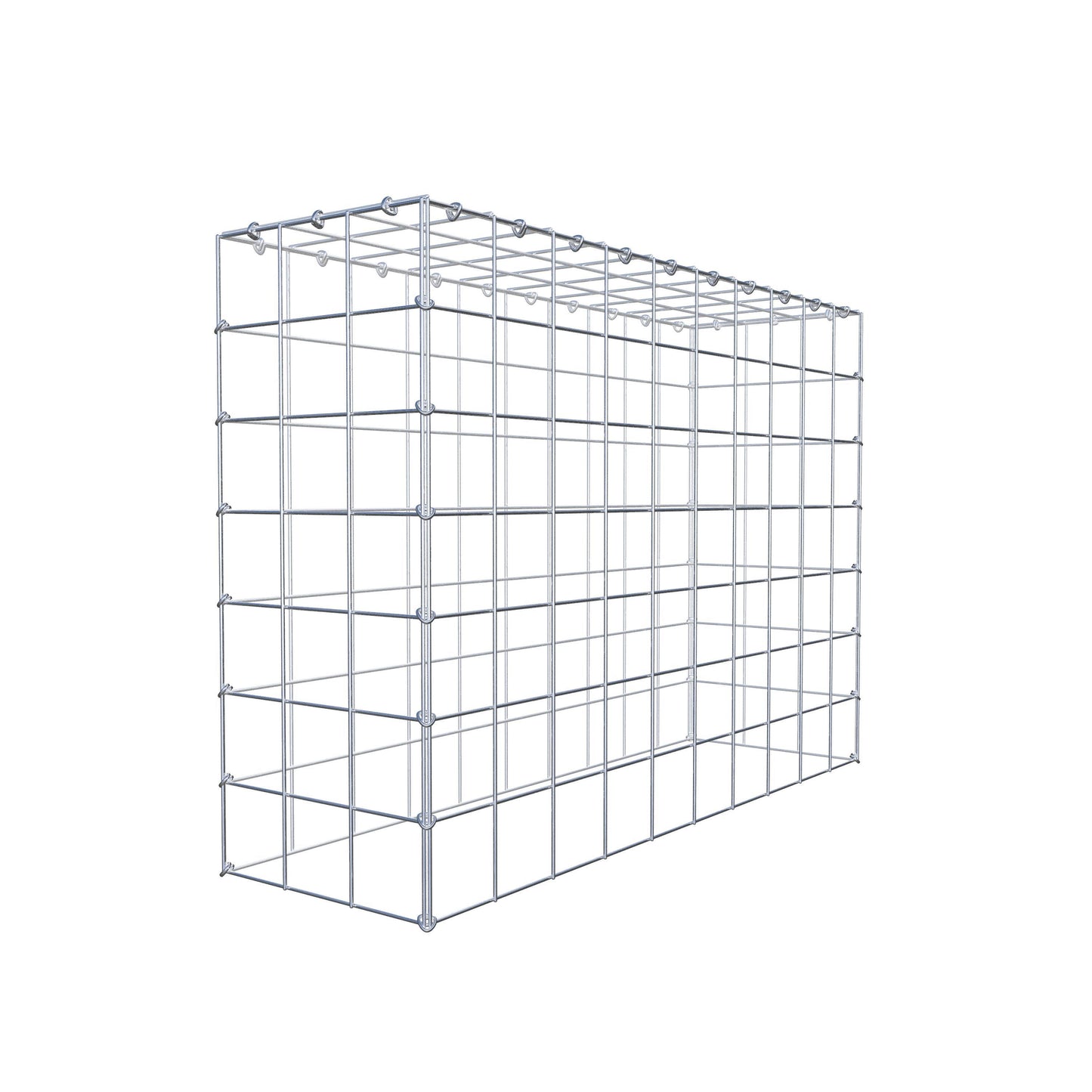 Gavión complementario de tipo 3 100 cm x 70 cm x 30 cm (L x A x P), malla 10 cm x 10 cm, anillo en C