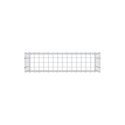 Fourche rapportée type 3 80 cm x 40 cm x 20 cm (L x H x P), mailles 5 cm x 10 cm, anneau C