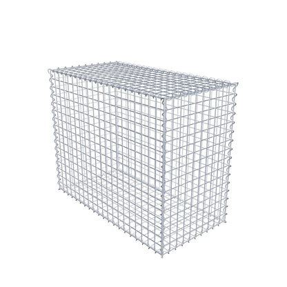 Schanskorf 100 cm x 80 cm x 50 cm (L x H x D), maaswijdte 5 cm x 5 cm, spiraalvormig