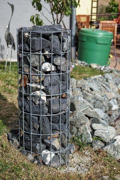 Colonne de gabion diamètre 27 cm, MW 5 x 10 cm ronde