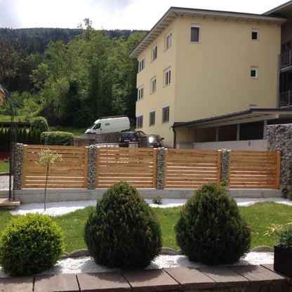 Columna de gaviones cuadrada 17 cm x 17 cm, 80 cm de altura, MW 5 cm x 5 cm